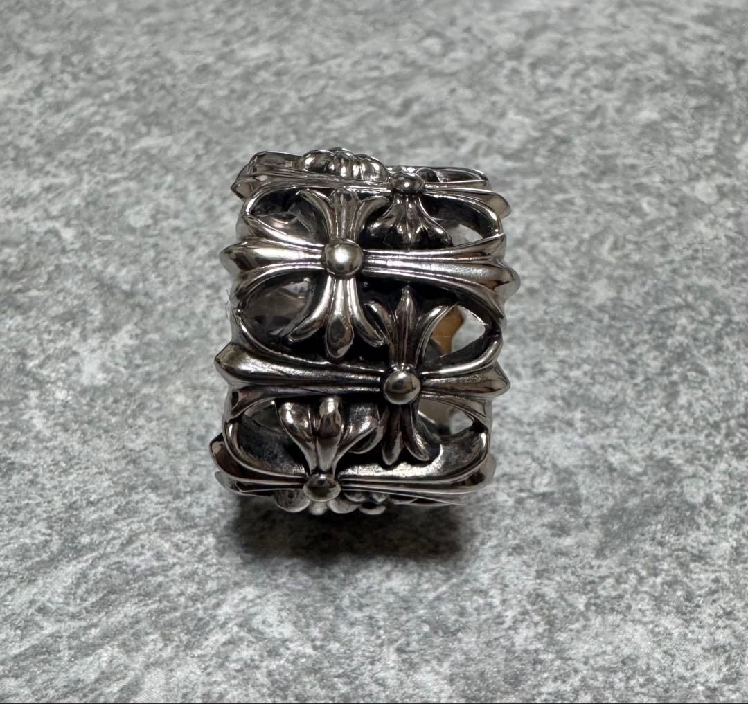クロムハーツ◆Chrome hearts◆セメタリークロス　リング◆21号