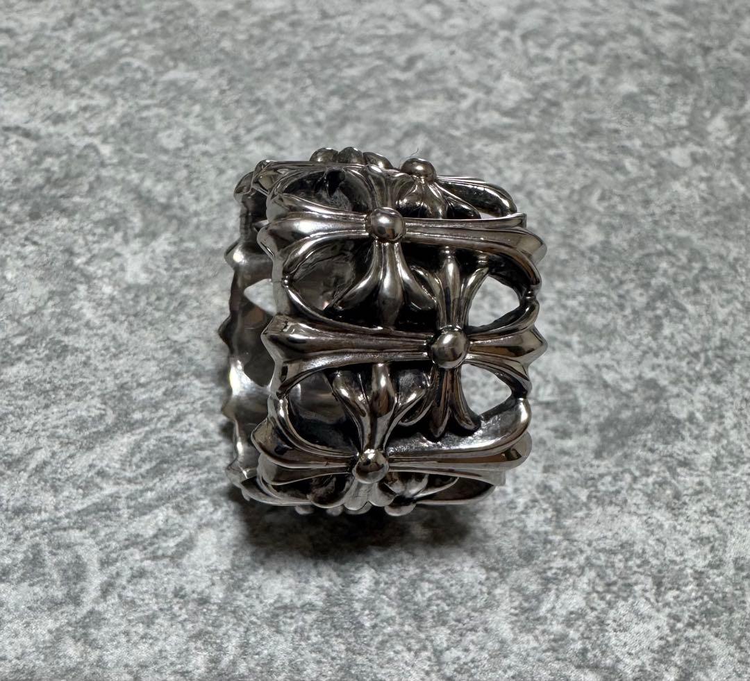 クロムハーツ◆Chrome hearts◆セメタリークロス　リング◆21号