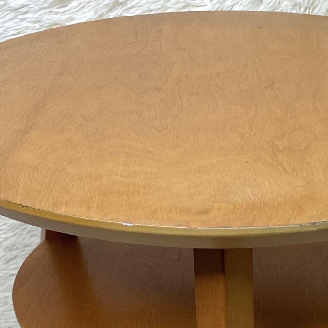 ACTUS アクタス サイドテーブル 丸テーブル 曲木 ソファテーブル 花台