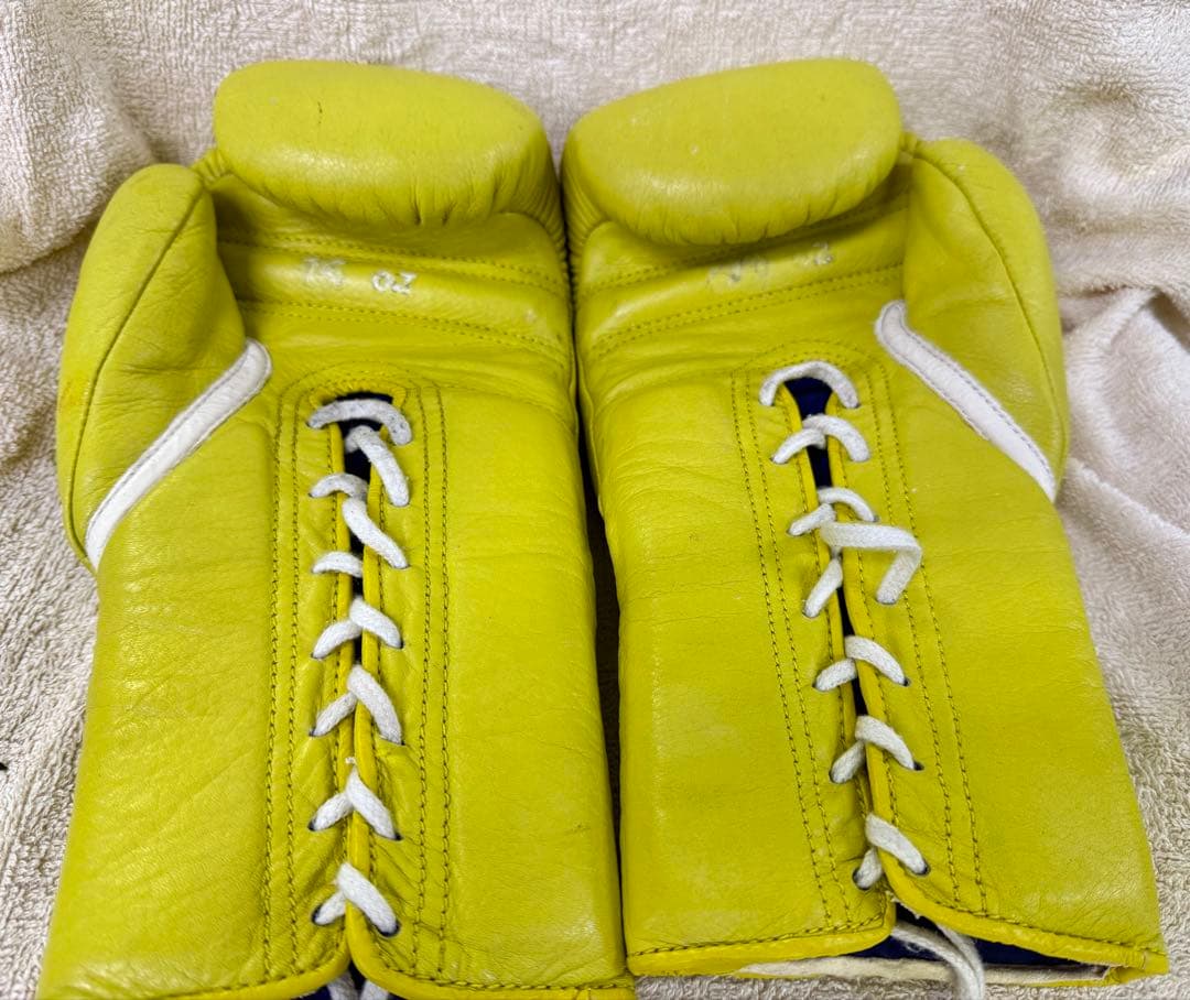 Winning ボクシンググローブ 14 oz 黄色　MS-500