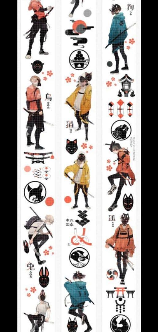 海外マステ　大量　まとめ売り　新品　中古品　PET　和紙　72点