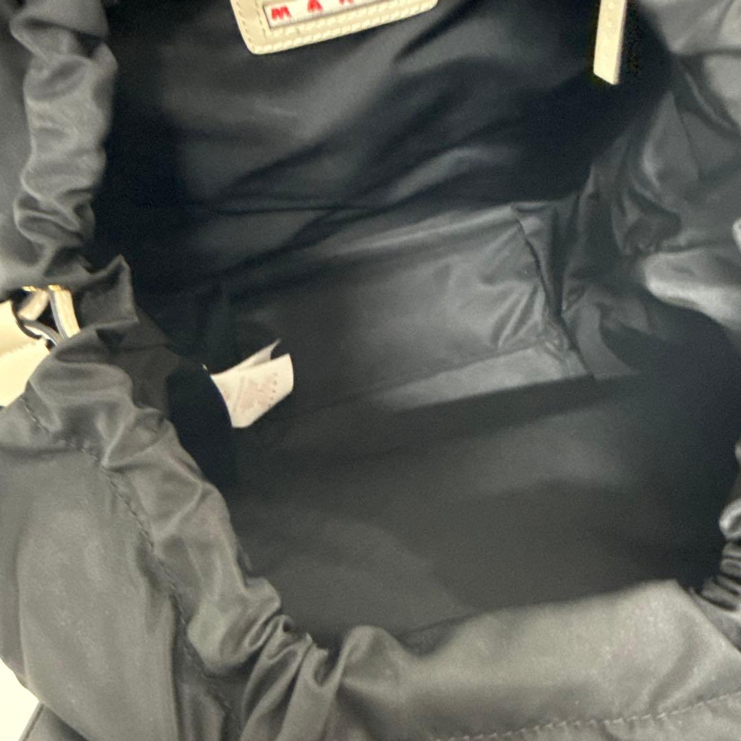 MARNI ライトブルー ブラック ショルダーバッグ