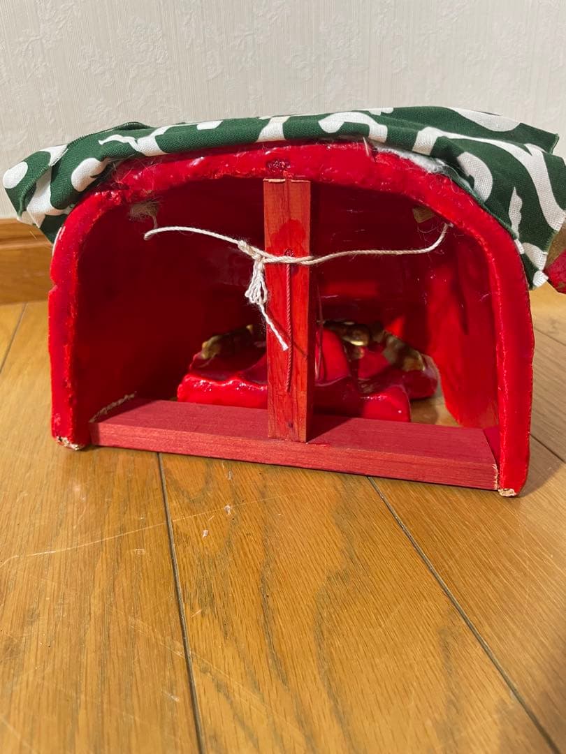 獅子頭 獅子舞 赤獅子 縁起物 魔除け 置物