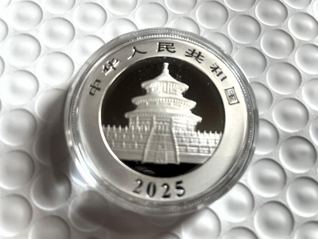 2025 (新品未使用) 中国 パンダ銀貨 30g10元 (カプセル入) 153