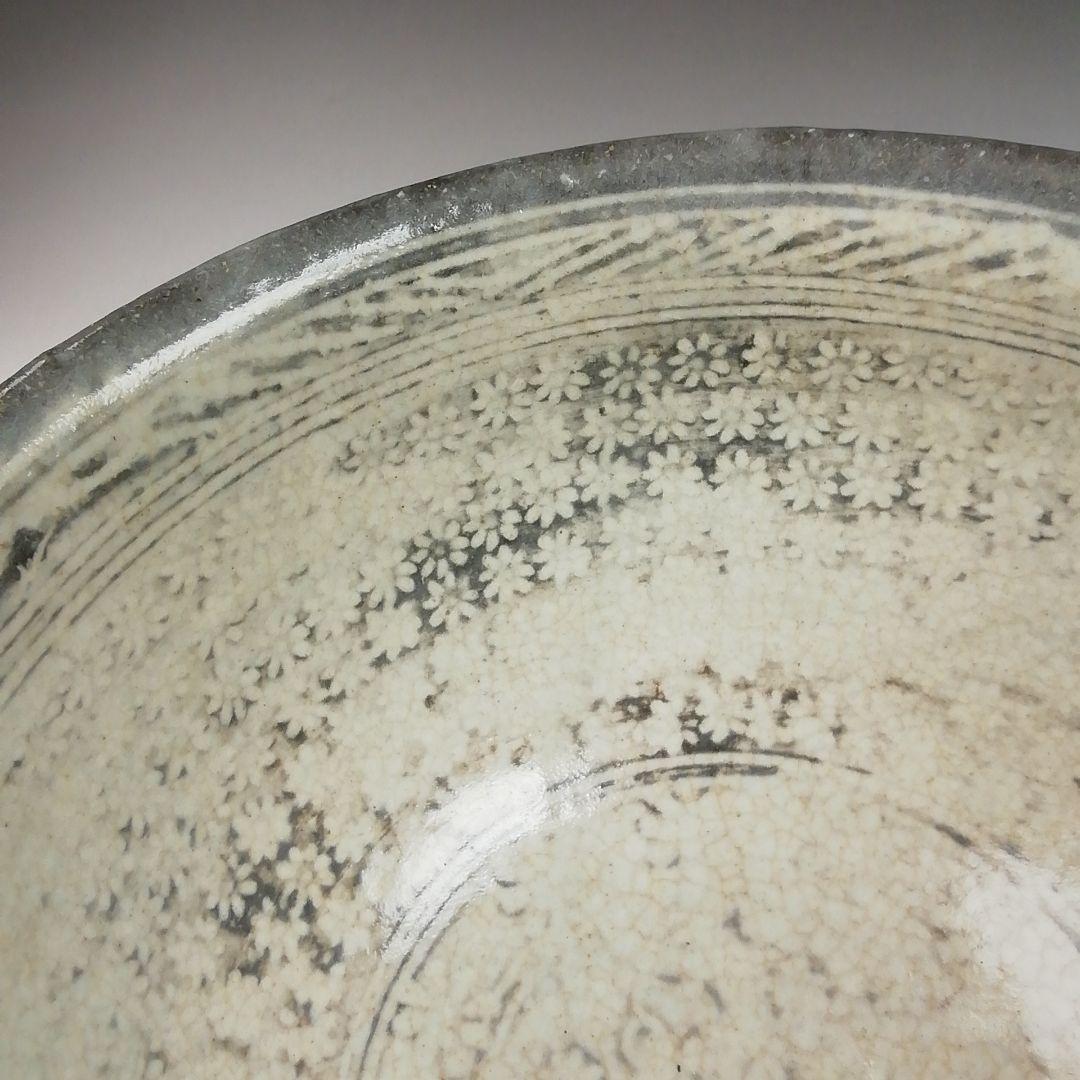 Ｔ９４４　茶碗　『三島茶碗』『菰山窯　宮田豊 造』『大徳寺 矢野宗深 書付』共箱