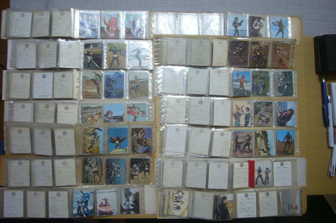 最終値下★旧カルビー仮面ライダーカード約６００枚、アルバム1４冊＋復刻版５４９枚