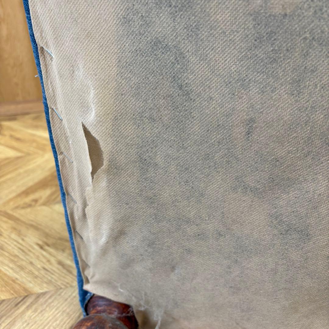 【今月まで‼️】デニム スタッズ　シングルソファ