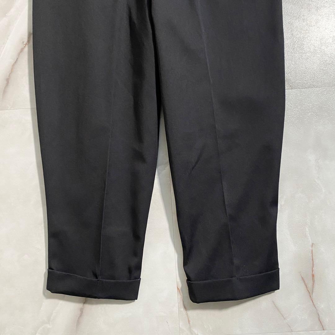 A17490 極美品 モデスティ×ディッキーズ カスタムメイド2タックパンツ34