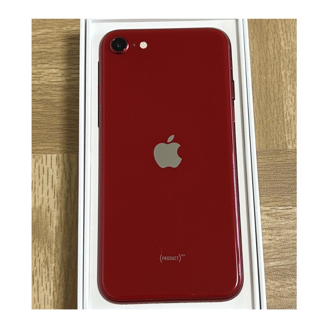 iPhoneSE3 64GB RED SIMフリー　新品バッテリー