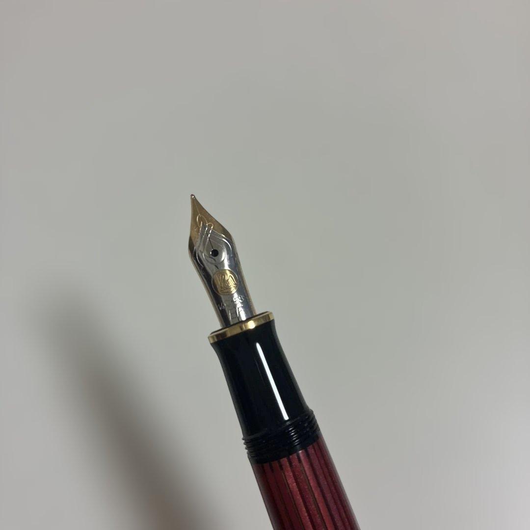 ペリカン スーベレーン M400 レッドストライプ　EF