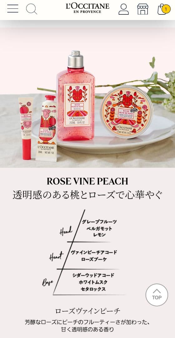 ロクシタン18th ローズヴァインピーチ セレクション【数量限定・公式通販限定】