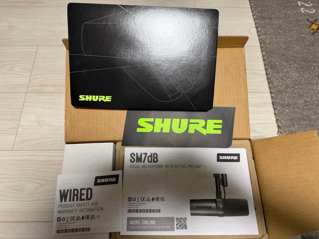 SHURE SM7dBダイナミックマイク