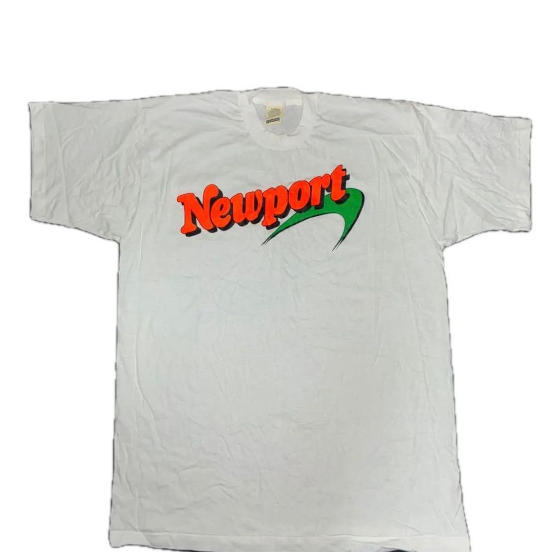 Newport グラフィックプリント Tシャツ X-LARGE ホワイト 非売品