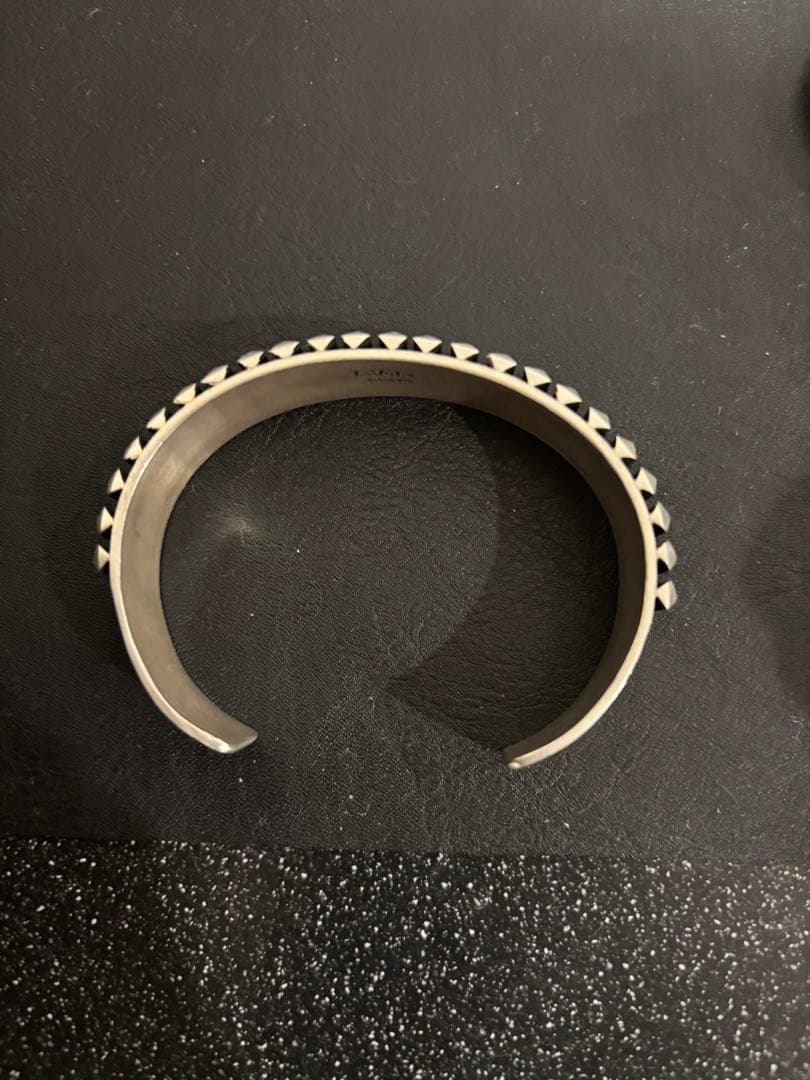 値下げ明日まで　Navajo インディアンジュエリー　Ｌ　Tahe バングル