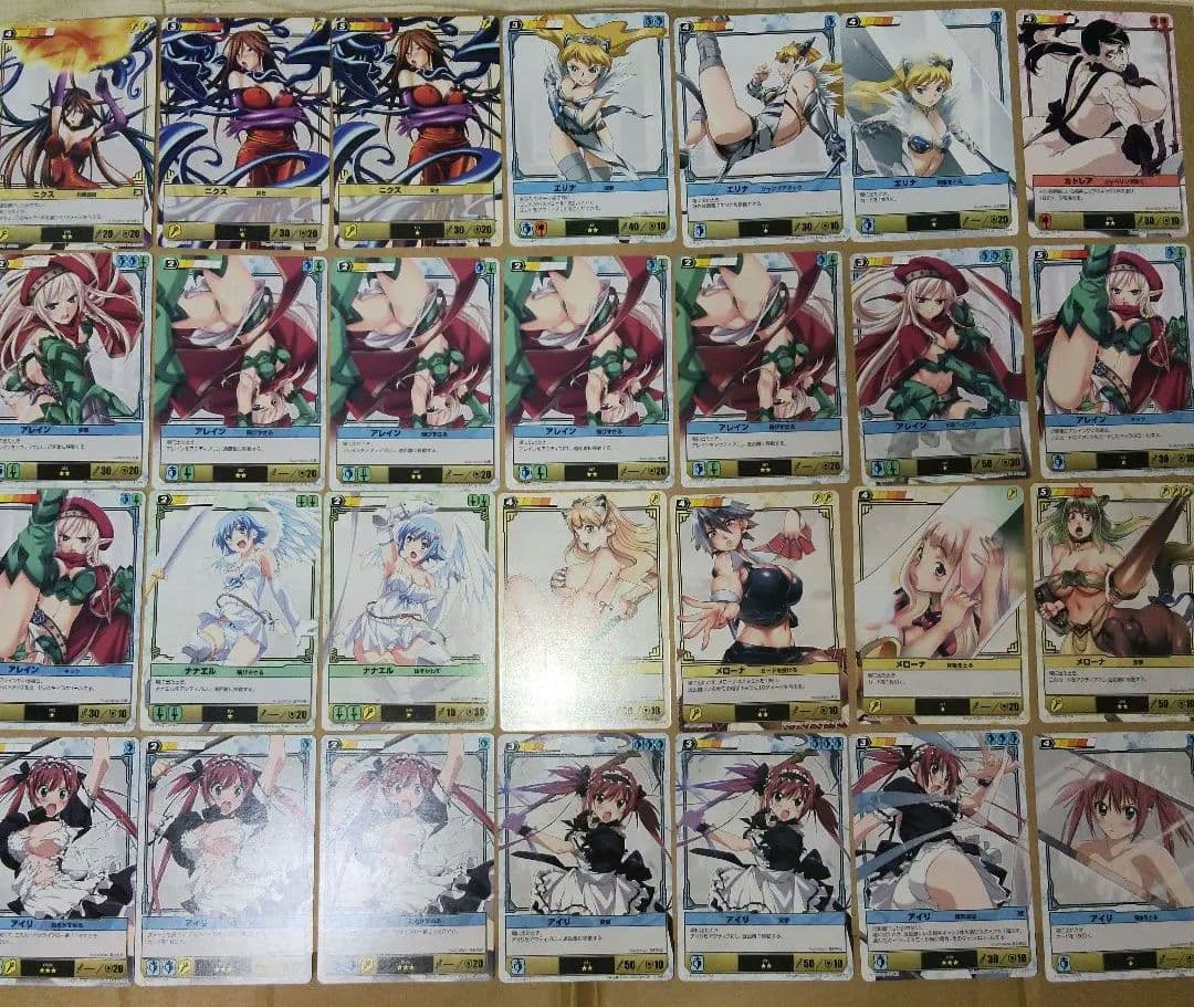 クイーンズブレイド ザ・デュエル カード 150枚