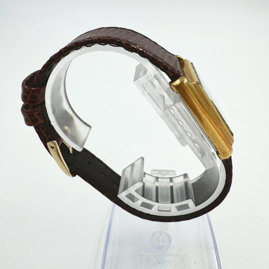 【新品電池】LONGINES ロンジン ゴールド文字盤 スクエア レディース