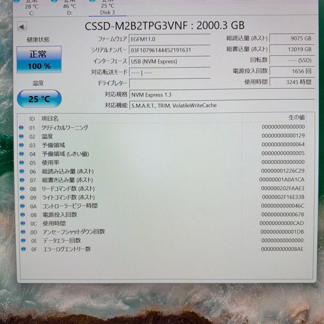 内蔵型SSD CFD CSSD-M2B2TPG3VNF