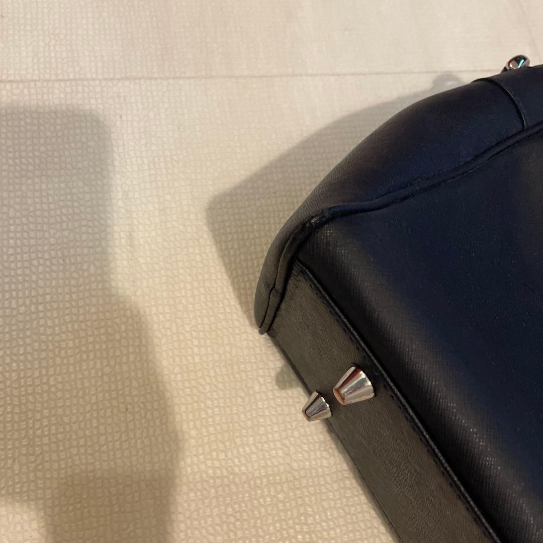 ユナイテッドアローズ　ビジネスバッグ　ネイビー