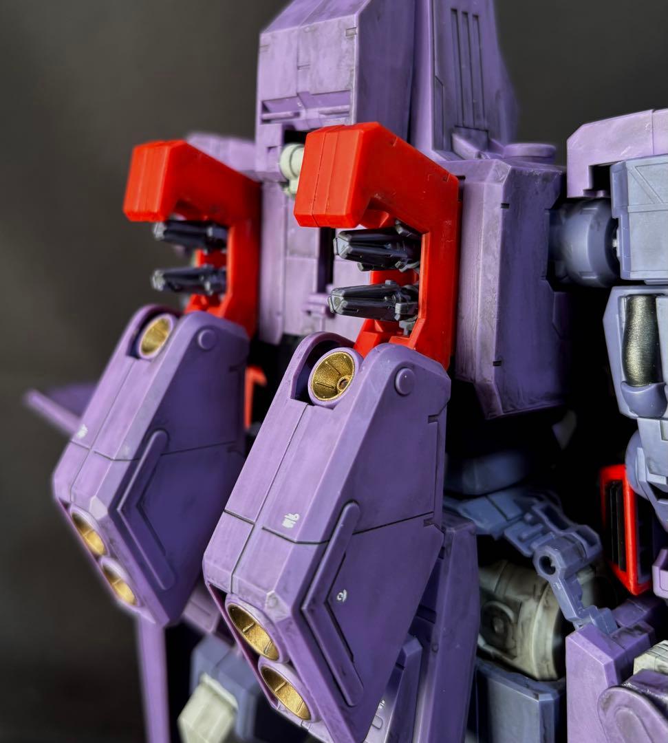 HGサイコガンダムMk-II 完成品（スミ入れ 部分塗装 ウェザリング仕上げ）