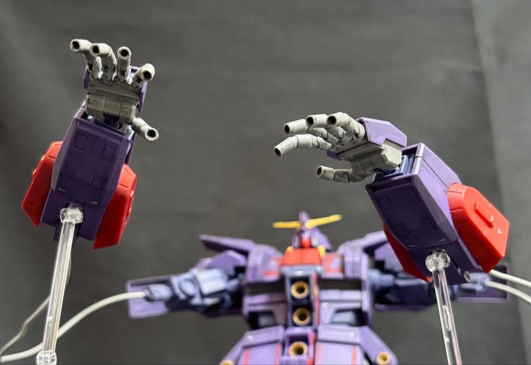 HGサイコガンダムMk-II 完成品（スミ入れ 部分塗装 ウェザリング仕上げ）