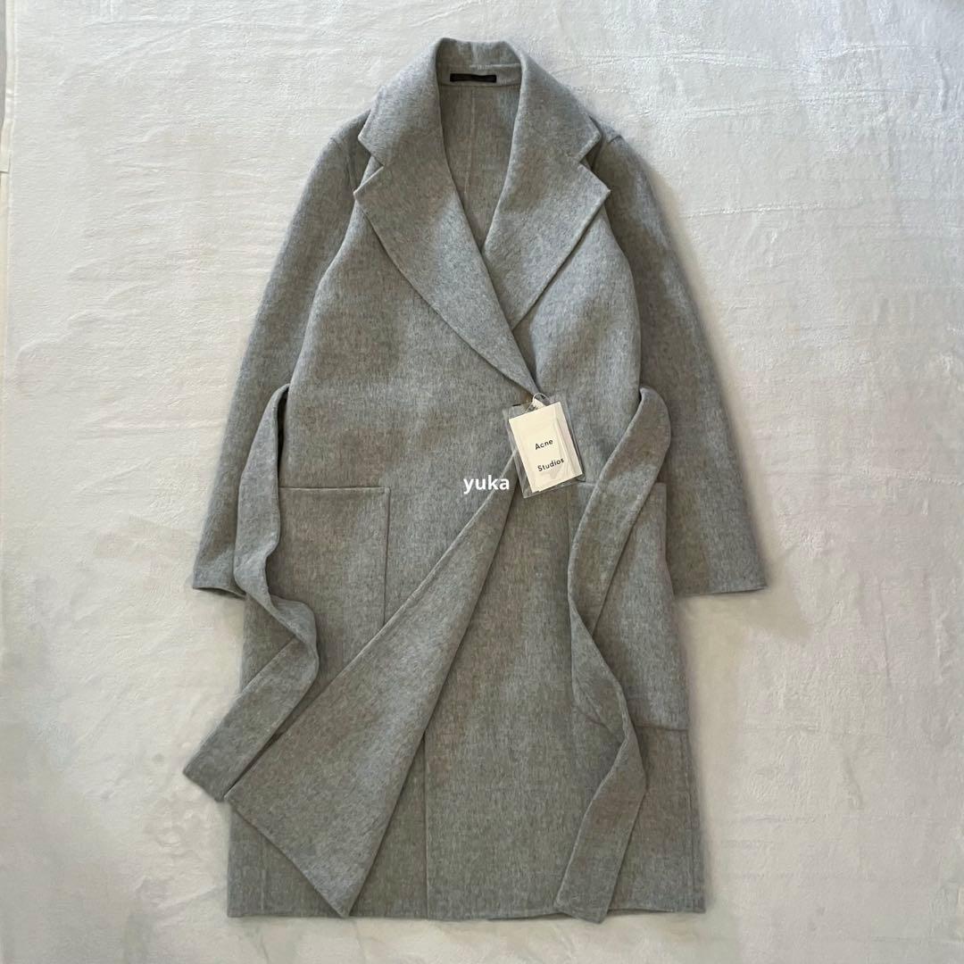 【新品タグ付】Acne Studios チェスターコート ロング丈ダブルウール