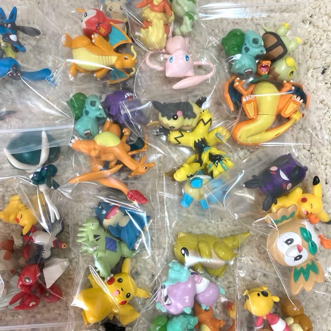 ポケモン　初期　平成レトロ　ミニフィギュア　指人形　モンコレ　大量　まとめ売り
