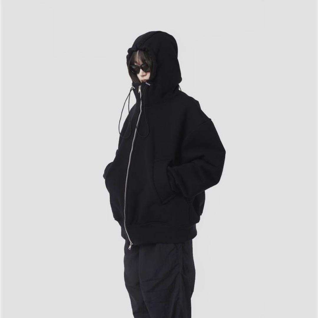 トップス OUAT ASTRO PARKA BLACK