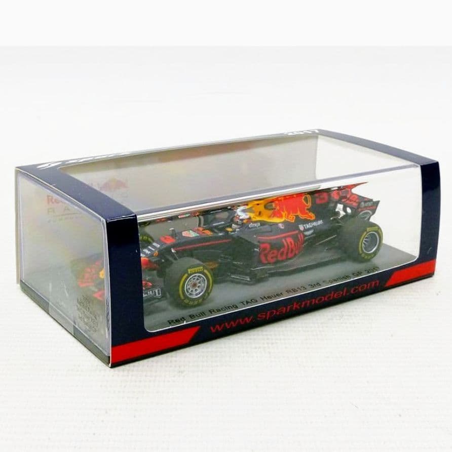 スパーク 1/43 レッドブル RB13 リカルド 2017年スペインGP