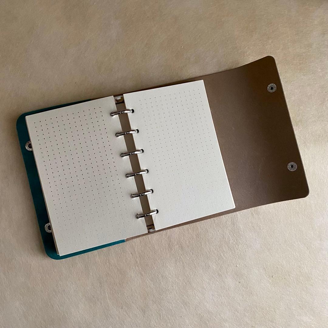 自由手帳 ミニ6 ラムネ×アイボリー
