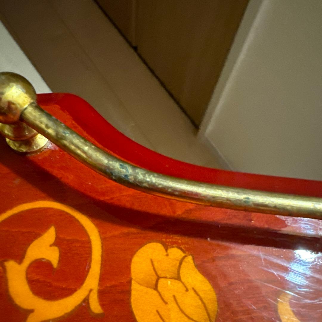 カート　グラス、ボトル置き