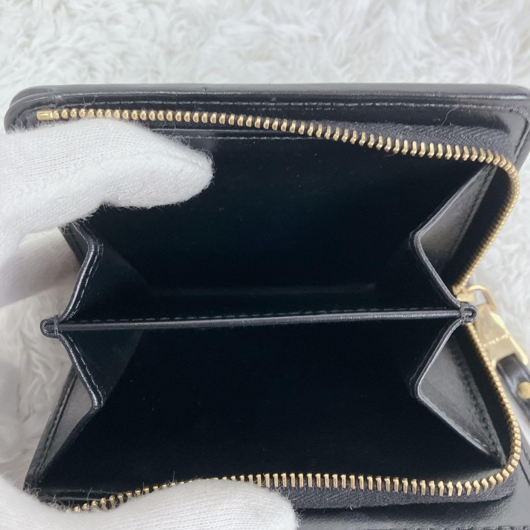 専用FRID搭載✨ミュウミュウ 折り財布 5ML002 マテラッセ 黒 ゴールド