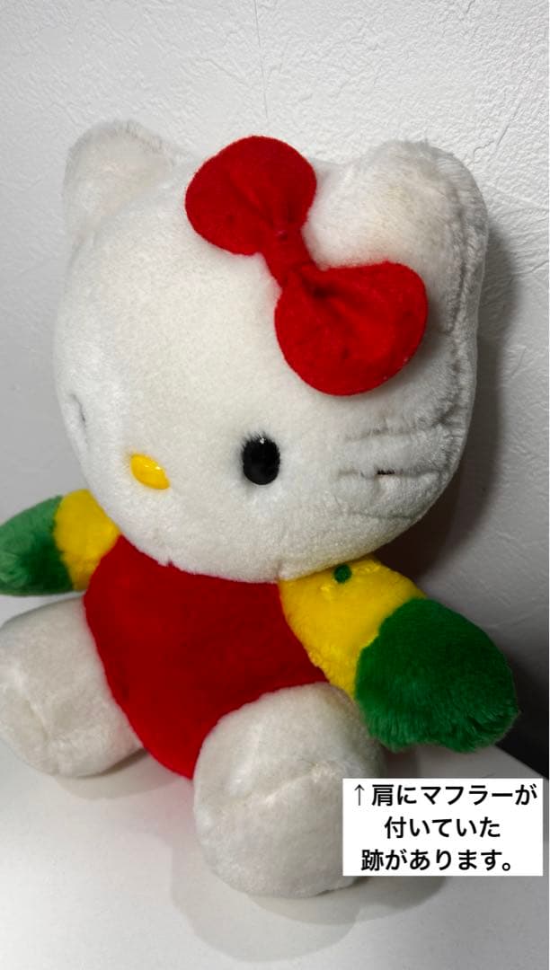1976,1996 年レトロ手袋のハローキティぬいぐるみ　サンリオ