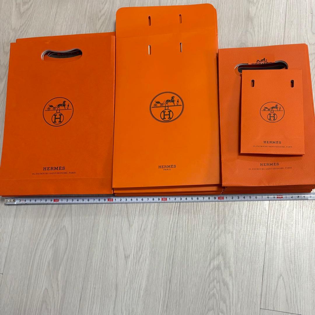 エルメス ショッパー 紙袋　大、中、小まとめ110枚セット