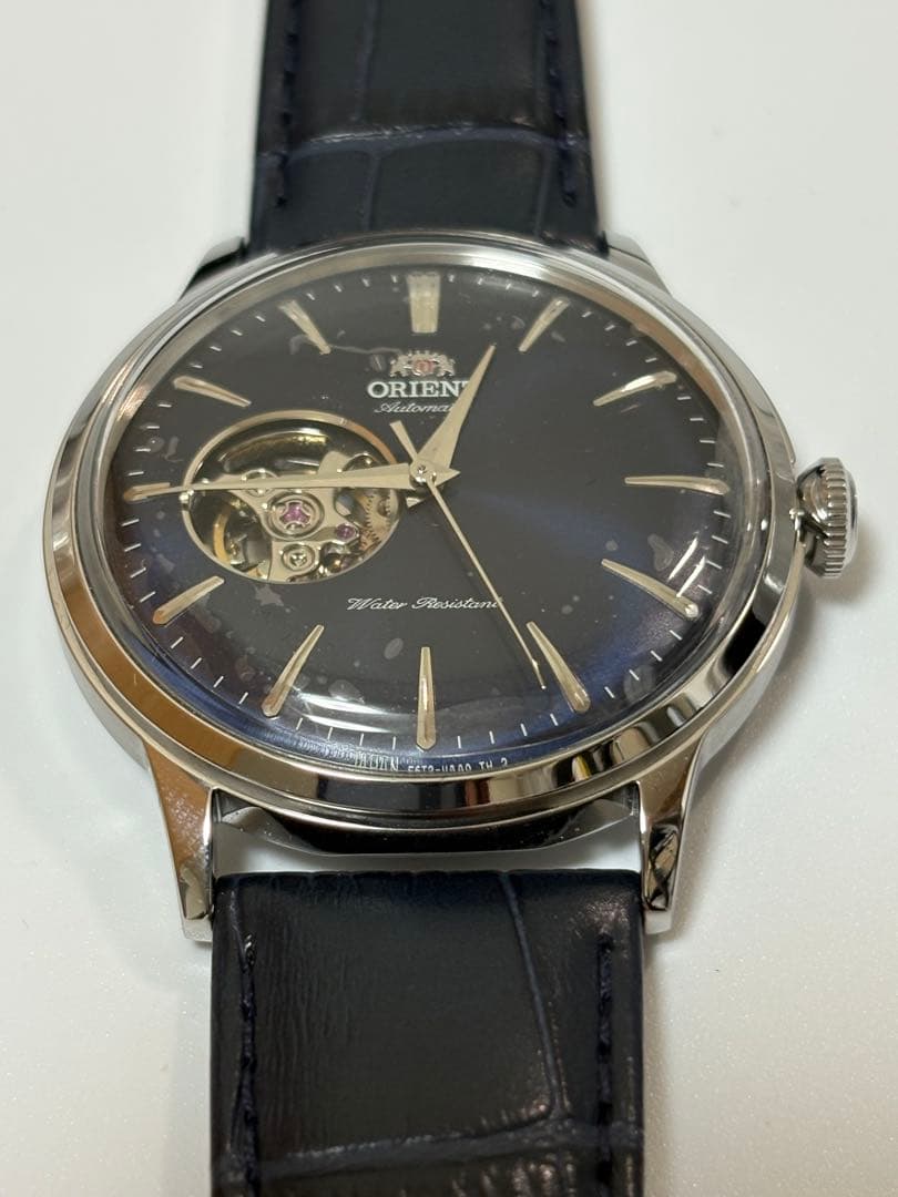 【未使用品】オリエント バンビーノ 自動巻 オープンハート RN-AG0008L
