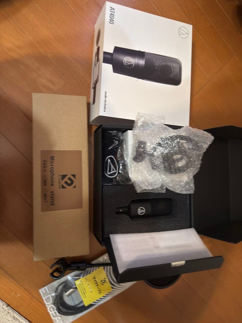 audio-technica AT4040 コンデンサーマイク　フルセット