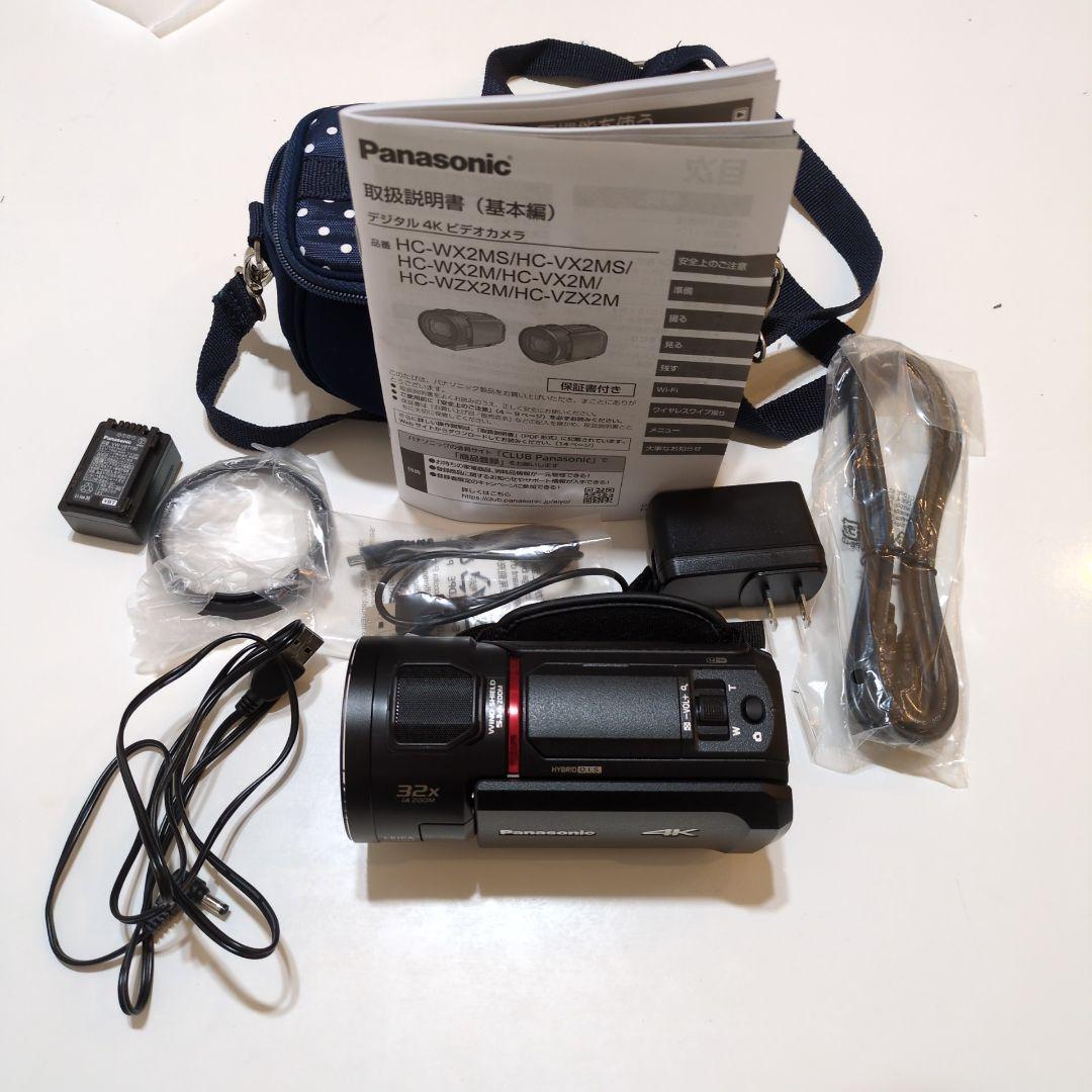 【Panasonic】パナソニック　 HC-VX2MS 4K ビデオカメラ　美品
