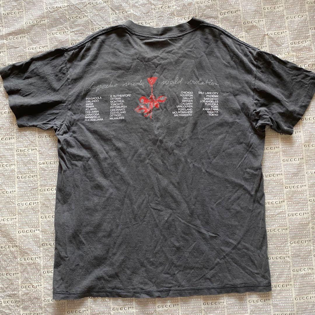 DEPECHE MODE 1990ツアーTシャツ　当時もの