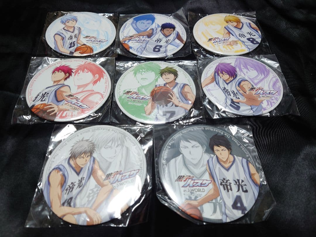 黒子のバスケ J-WORLD 帝光編 幻の６人目はボクだ 100mm缶バッジ
