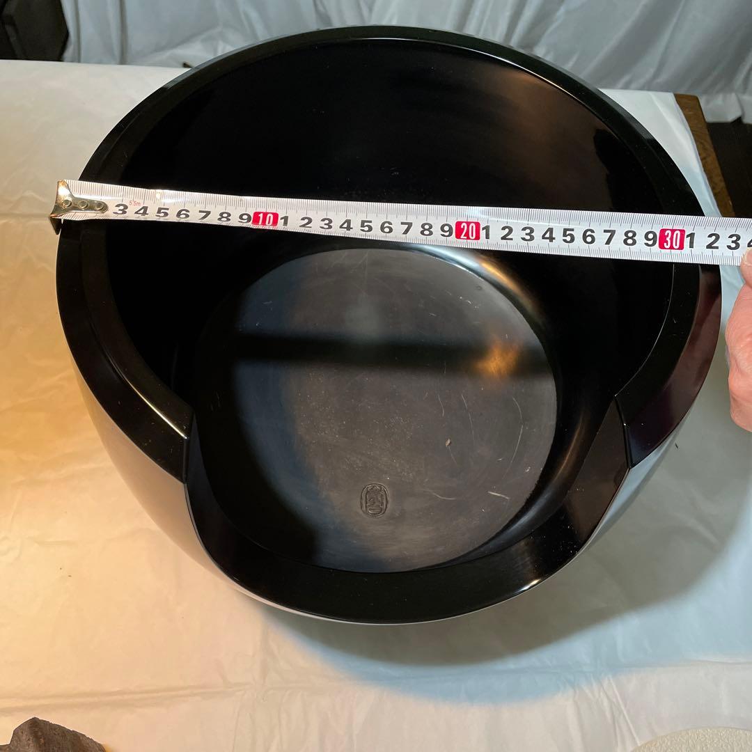 黒面取風炉　桂窯　崇白造