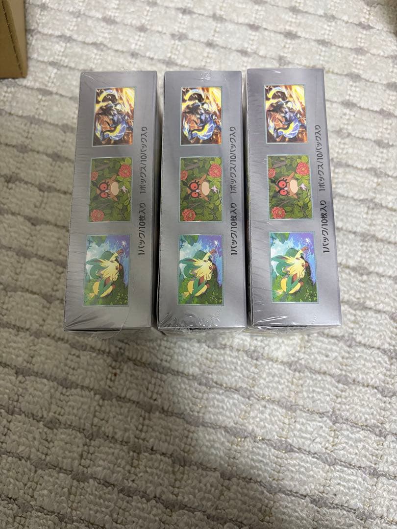 ポケモンカード　テラスタルフェスex シュリンク付き　3BOX