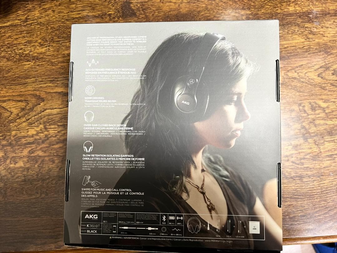 【美音】AKG K361-BT ワイヤレスモニターヘッドホン