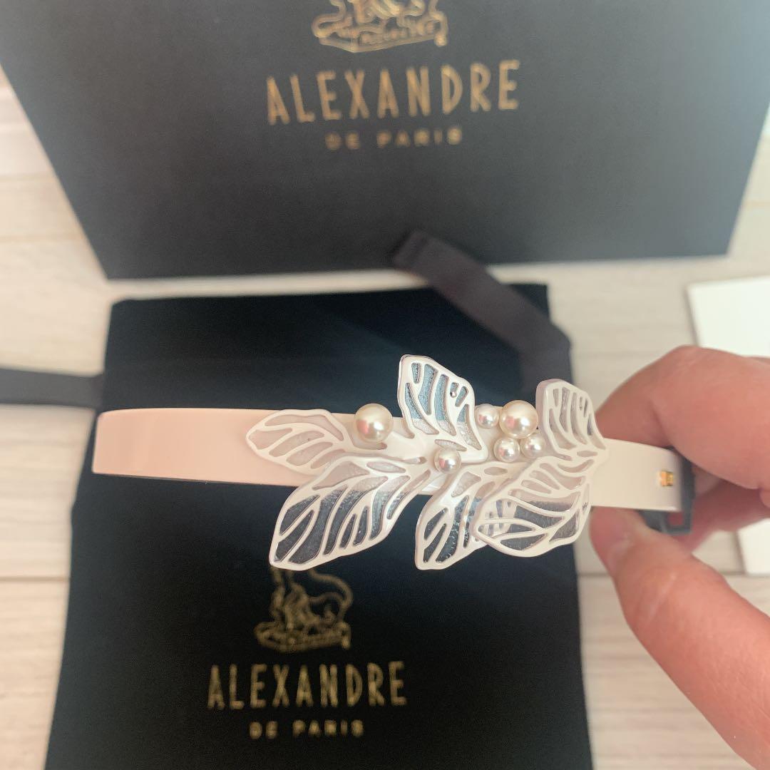 ゆり⭐︎2021年秋冬モデル　アレクサンドルドゥパリ　カチューシャ　三越限定