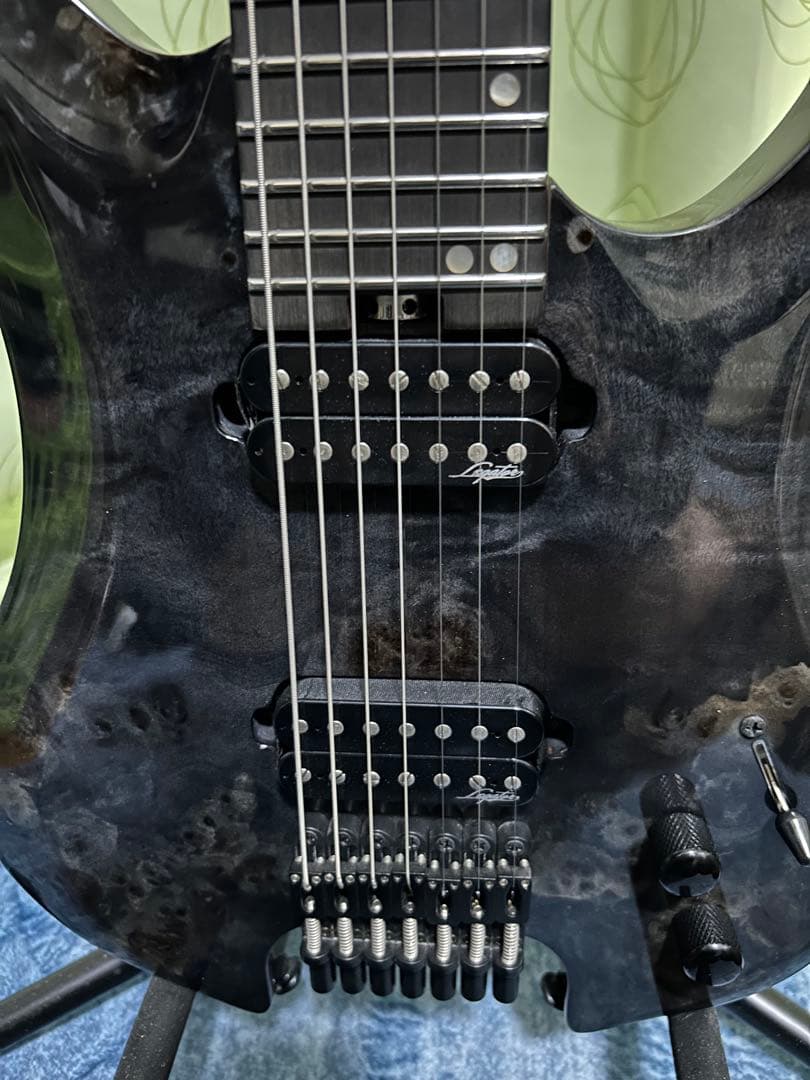 Legator エレキギター ブラック７弦