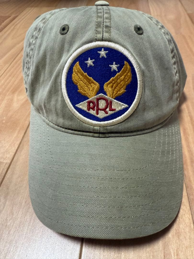RRL エンブレム付きキャップ ワンサイズ