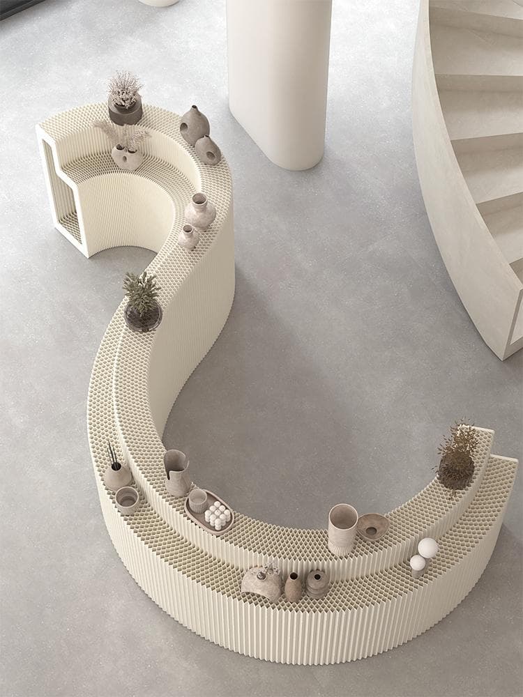 ペーパー陳列台 ディスプレイラック 長さ2-3ｍ高さ98㎝ 展示台 店舗用品