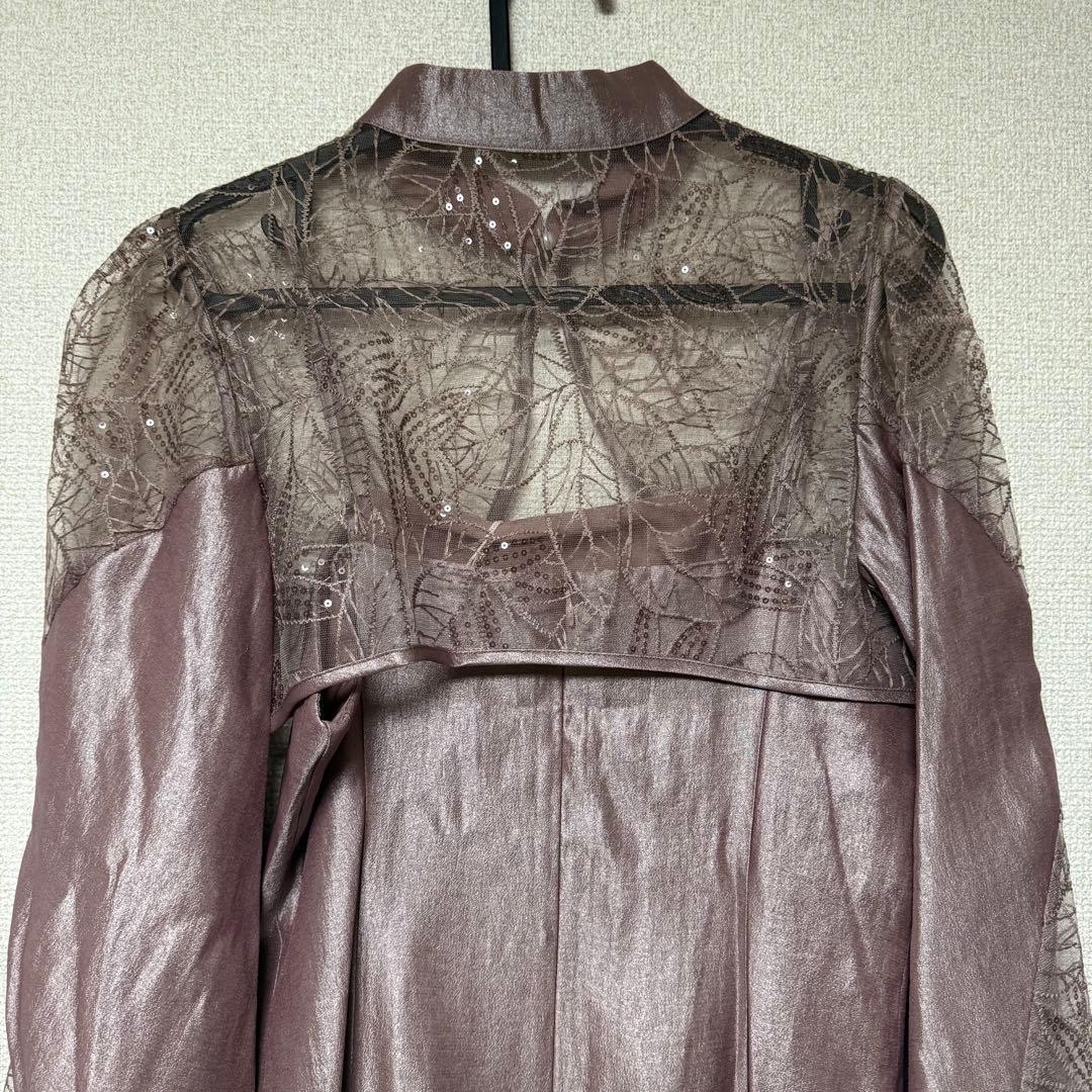 新品タグ付き Leja ボレロ付きパーティードレス ピンク M