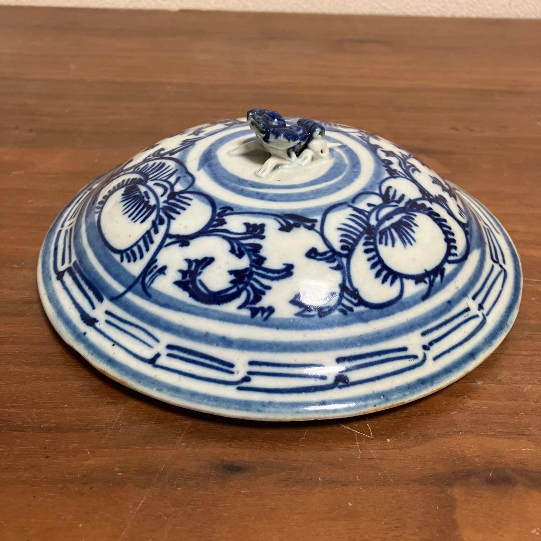 中国？ 壺 蓋 当時物 骨董 アンティーク 昭和レトロ