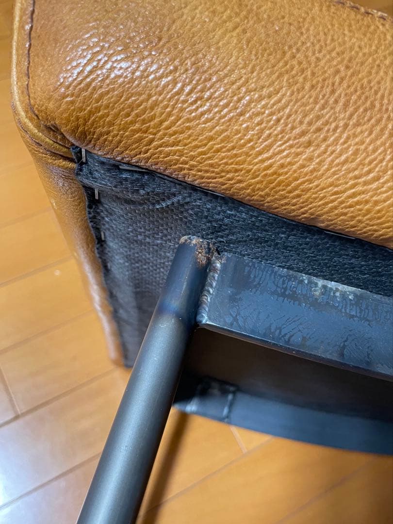 TRUCK トラックファニチャー FURROWED レザー スツール