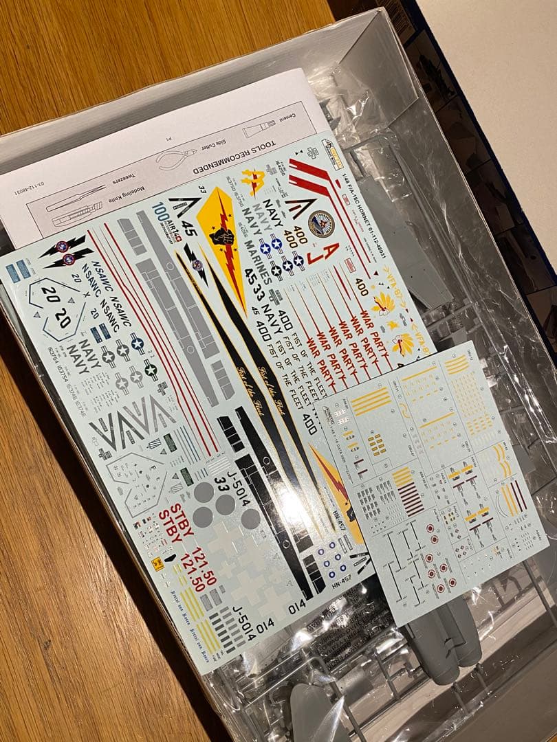 キネティック 1/48 F/A-18C ホーネット社外エッチングパーツセット