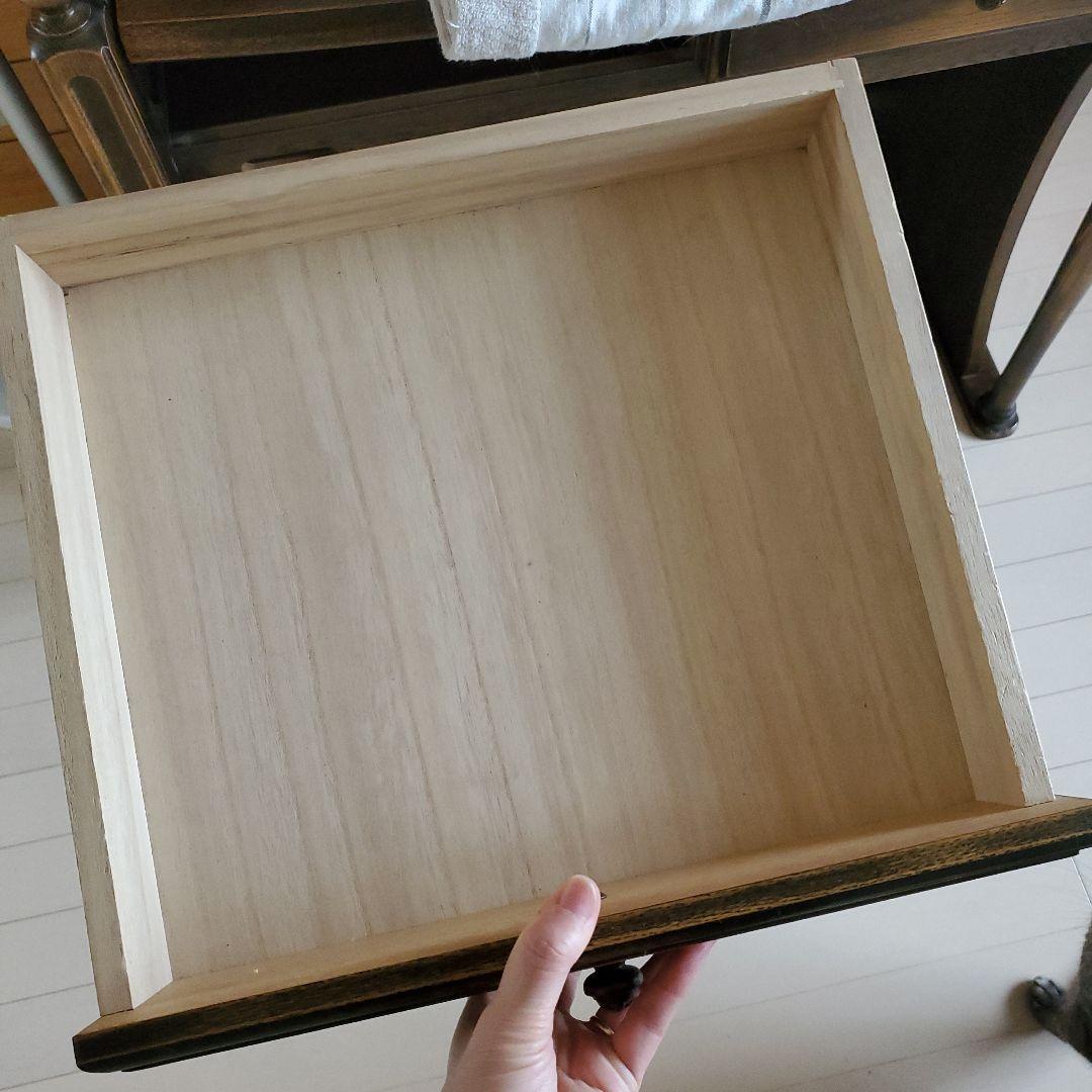 レトロ木製ドレッサー ダークブラウン